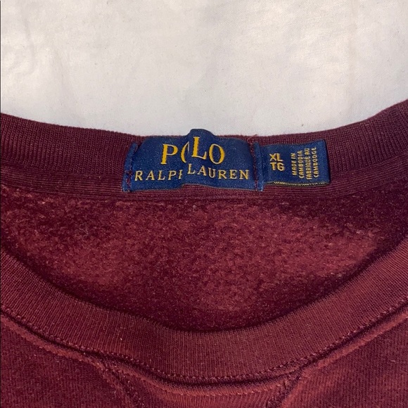 Ralph Lauren Polo Sweatshirt Red - Picture 2 of 4